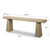 Approx. 88" Long Elba Primitive Console Table Weathered Natural