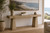 Approx. 88" Long Elba Primitive Console Table Weathered Natural