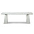 Approx. 88" Long Elba Primitive Console Table Distressed White