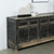 119 Inches Long 8 Drawers 8 Doors Sideboard Distressed Black