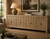 119 Inches Long 8 Drawers 8 Doors Sideboard Weathered Natural