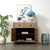 Two Drawers Cabinet Weathered Natural Solid Pine 39x18x35H