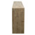 Approx. 87" Long Waterfall Console with Double Shelves Weathered Natural