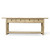 90" Long Console Table with 4 Drawers Weathered Natural
