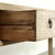 90" Long Console Table with 4 Drawers Weathered Natural