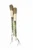 Approx. 12" Long Live-Edge Jade Calligraphy Brush Neutral Green