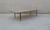 65 Inches Wide Vintage Coffee Table with Metal Legs Weathered Natural 65.35x24.41x15.75H