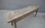 86" Long Vintage Console Table with Four Drawers Weathered Natural 85.83x18.11x33.46H