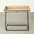 Approx.25 Inches Long 15 Inches Wide Vintage Tray with Iron Legs Weathered Natural (finish & size vary)
