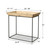 Approx.25 Inches Long 15 Inches Wide Vintage Tray with Iron Legs Weathered Natural (finish & size vary)
