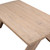 55 Inches Long Rimini Coffee Table with Cross Leg Weathered Gray