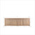 122" Long Ravello Cabinet with 8 Doors Weathered Gray