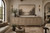 122" Long Ravello Cabinet with 8 Doors Weathered Gray