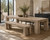 108" Long Ravello Dining Table Weathered Gray
