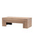 55" Long Scilla Coffee Table Small Weathered Gray