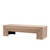67" Long Scilla Coffee Table Large Weathered Gray 67X25.59X17.72H