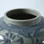 Approx. 13" High Blue and White Jar with Flower Motif