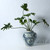 Approx. 13" High Blue and White Jar with Flower Motif