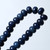 Approx. 16" Long Marble Beads Navy Blue