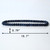 Approx. 16" Long Marble Beads Navy Blue