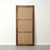 Recycled Pinewood Mirror 78.74x35.43 Weathered Natural