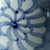 Approx. 10" Tall Blue and White Vase with Flower Motif