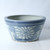 Approx. 18" Wide Blue and White Planter with Flower Motif