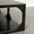 Ming Arched Square Coffee Table Distressed Black 49x49x16H