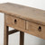 Approx. 94 Inches Vintage Console Table with Four Drawers Weathered Natural 93.7x17x32.28H