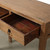 Vintage Ming Style  Console Table with Two Drawers Weathered Natural 37x16.53x33.85H Elm