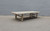 Vintage Coffee Table Large Walnut Wood Weathered Natural 78x31x18H