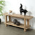 Rustic Vintage Sorrento Console Table Approx. 72x16x29H Weathered Natural
