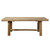 Rustic Vintage Sorrento Dining Table Approx. 87x36x30H Weathered Natural Rustic Vintage Sorrento Dining Table Approx. 87x36x30H Weathered Natural