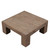 40" Square Ravello Coffee Table Weathered Gray