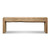 98 Inches Long Live Edge Waterfall Console Weathered Natural