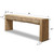 98 Inches Long Live Edge Waterfall Console Weathered Natural