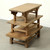 Approx. 30-35" Wide 13-16 Inches Deep 10" Tall Vintage Bed Tray Table (size and color vary)