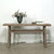 65 Inches Long Vintage Console Table Elmwood Weathered Natural 65x15x32H