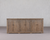 92" Long Ravello Cabinet with 6 Doors Weathered Gray