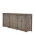 92" Long Ravello Cabinet with 6 Doors Weathered Gray