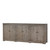 92" Long Ravello Cabinet with 6 Doors Weathered Gray