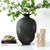 Approx. 19" High Charcoal Gray Pottery Vase with Small Opening (6.7" opening) Approx. 19" High Charcoal Gray Pottery Vase with Small Opening (6.7" opening)