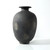 Approx. 19" High Charcoal Gray Pottery Vase with Small Opening (6.7" opening)