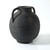 Approx. 14" High Charcoal Gray Pottery Vase with Two Decorative Handles (6.3" opening)