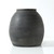 Approx. 10" High Charcoal Gray Pottery Vase (5.5" opening)