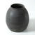 Approx. 10" High Charcoal Gray Pottery Vase (5.5" opening)