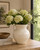 Approx. 9" Off White Ceramic Pot with Two Handles (4.9" Opening)
