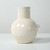 Approx. 10" Off White Ceramic Pot with Two Decorative Hooks (3.7" Opening)