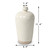 Approx. 11" High Off White Ceramic Vase with Small Opening (1.6" Opening)
