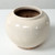 Approx. 8" High Off White Ceramic Jar Round (5.5" Opening)